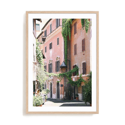 Pink Buildings in Rome