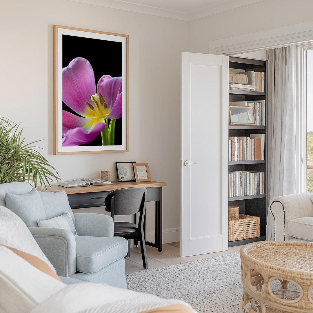 Pink Tulip Wall Art