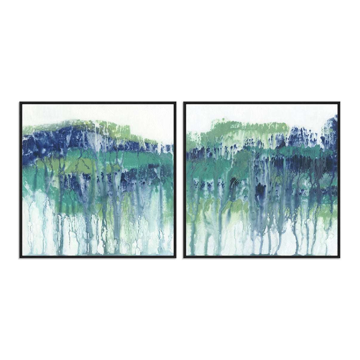 Emerging Layers I & II Wall Art