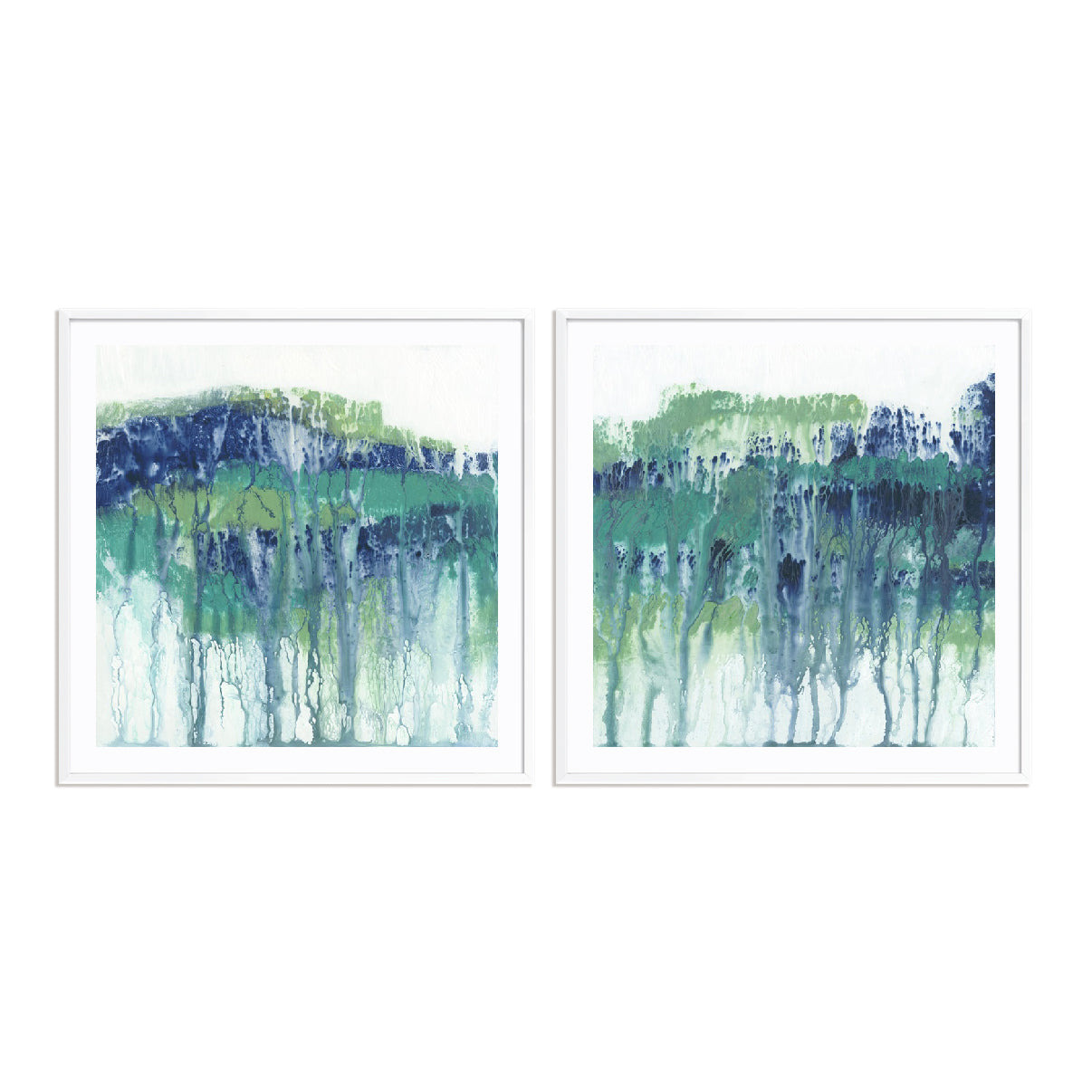 Emerging Layers I & II Wall Art