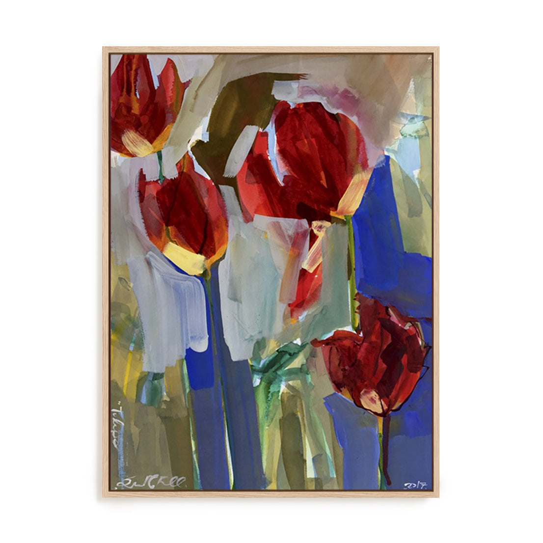 Painterly Tulips I Wall Art