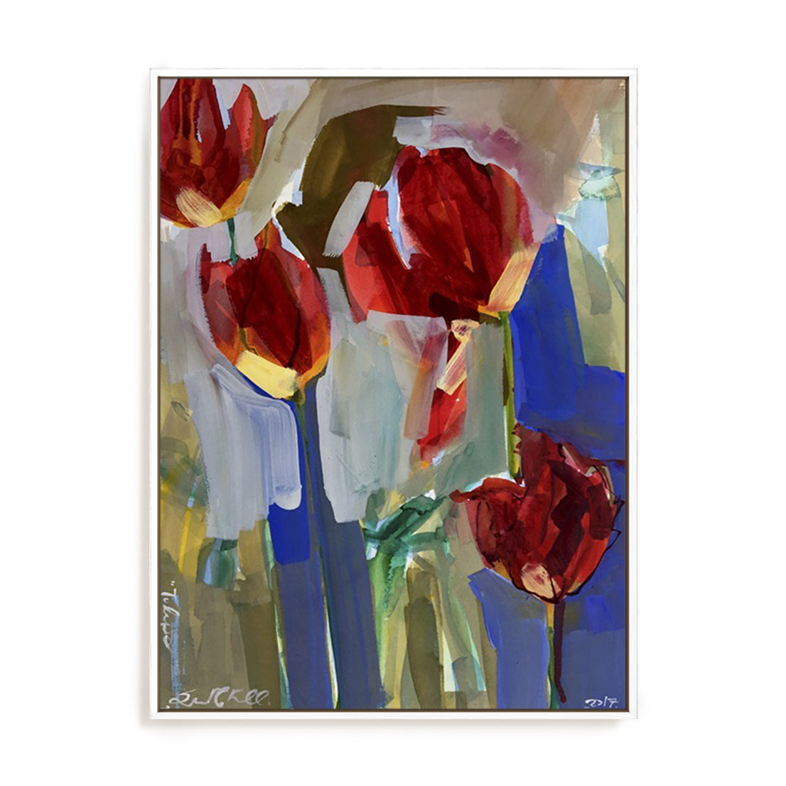 Painterly Tulips I Wall Art