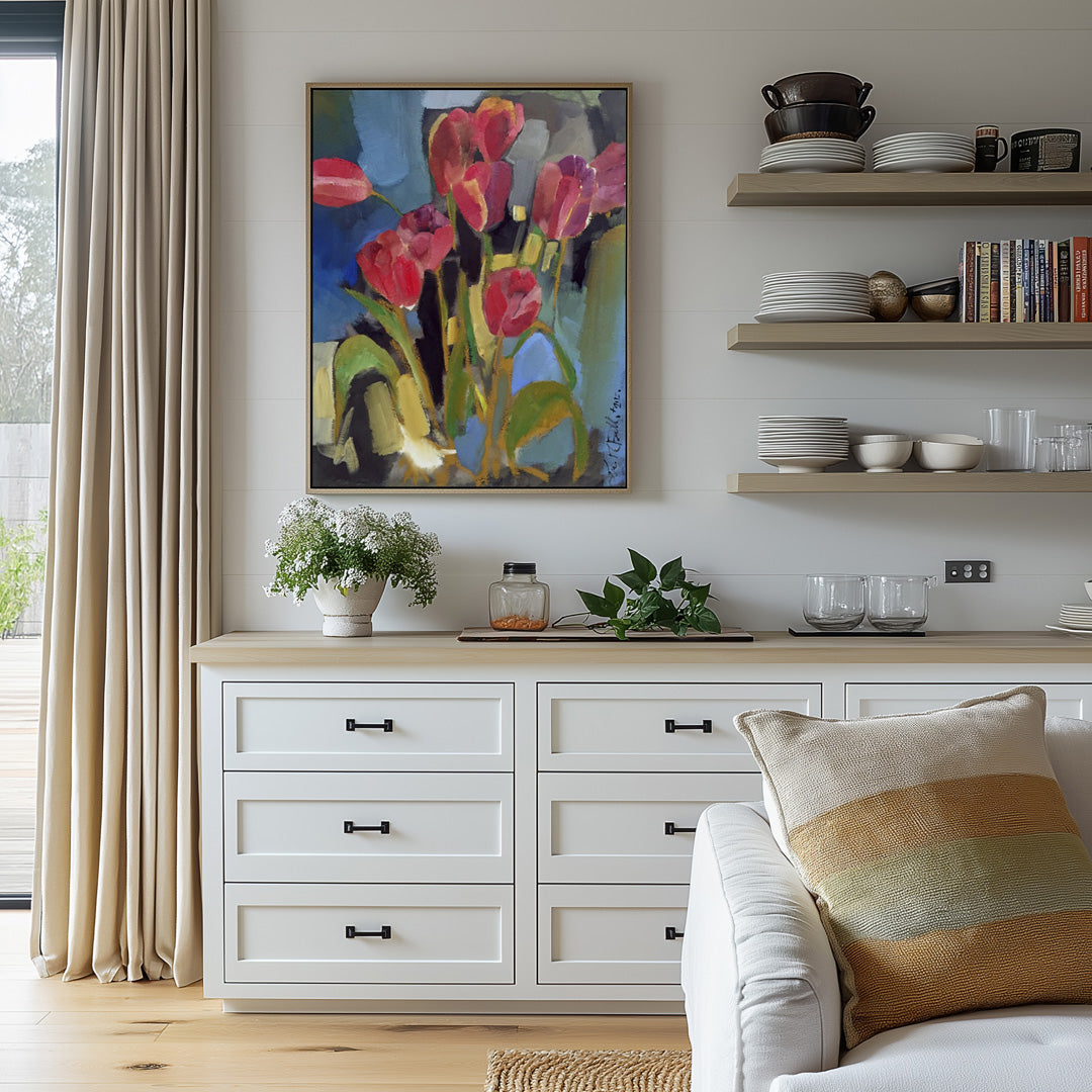 Painterly Tulips II Wall Art