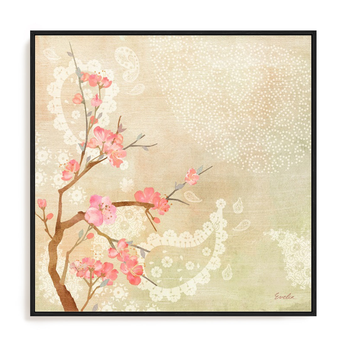 Sweet Cherry Blossoms II Wall Art