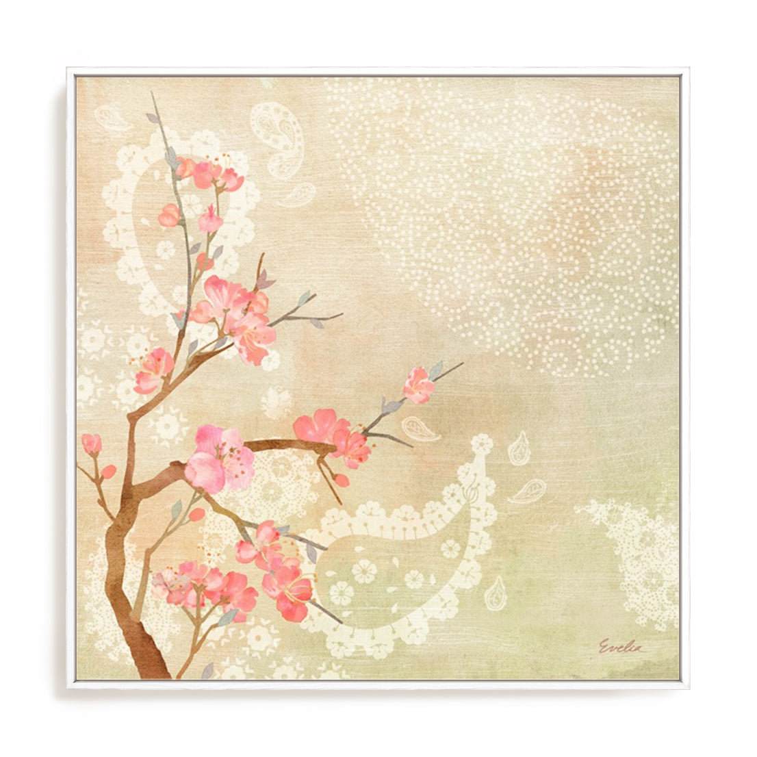 Sweet Cherry Blossoms II Wall Art