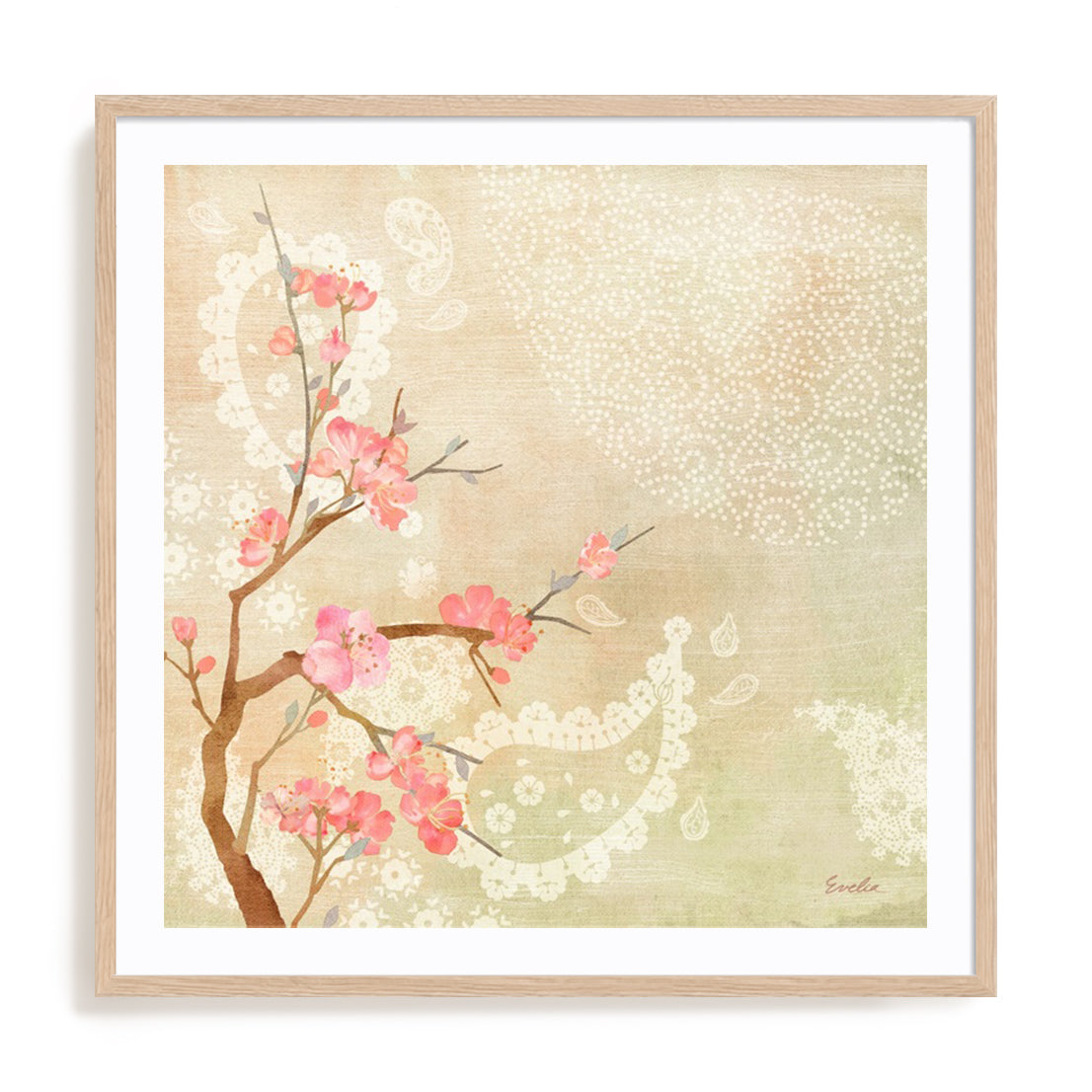 Sweet Cherry Blossoms II Wall Art