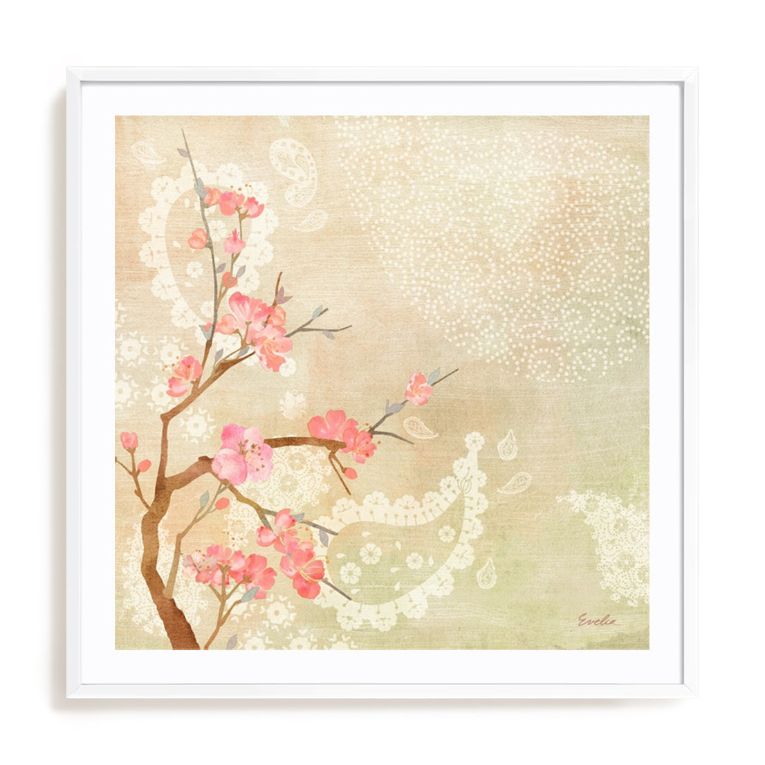 Sweet Cherry Blossoms II Wall Art