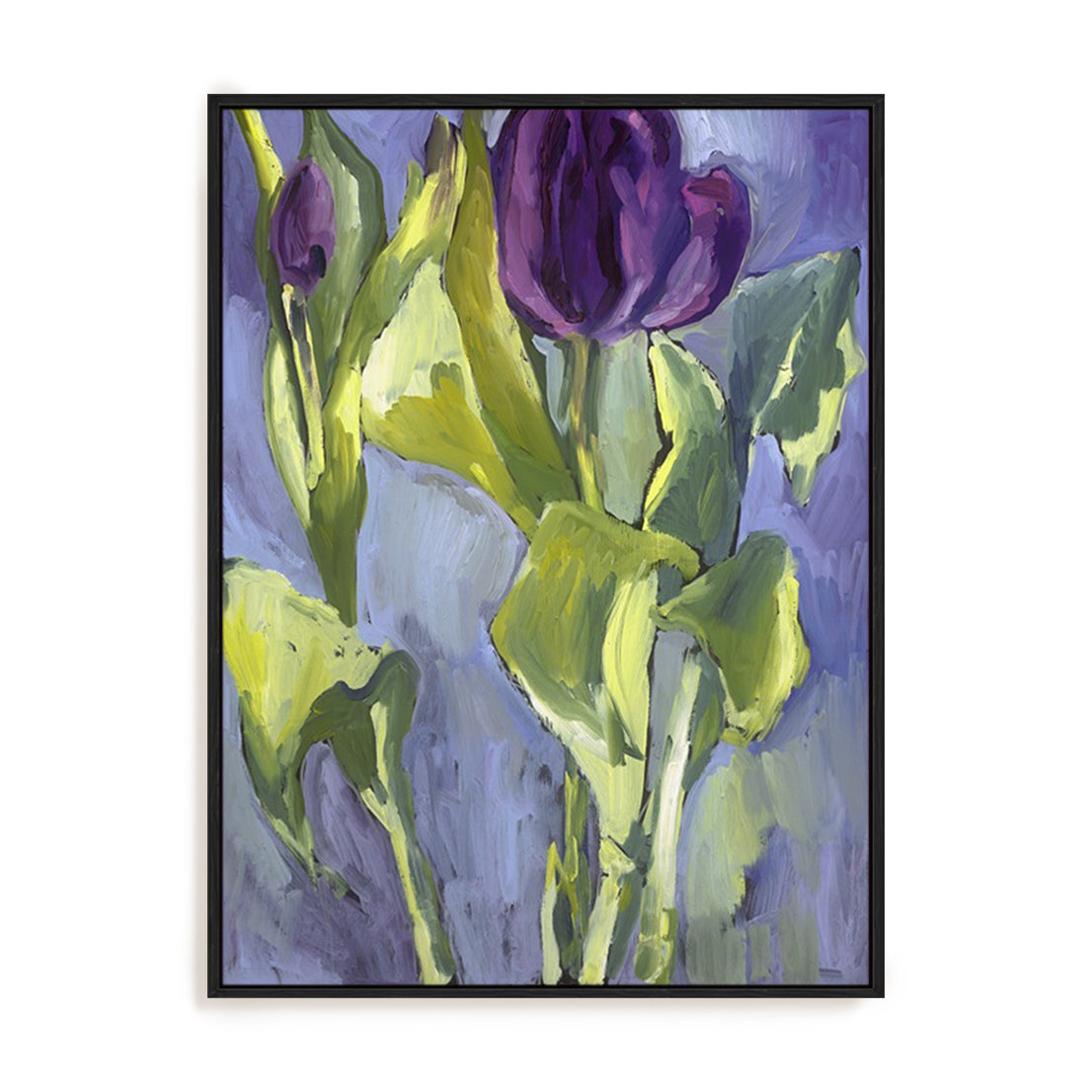 Violet Spring Flowers II Wall Art