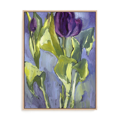 Violet Spring Flowers II Wall Art