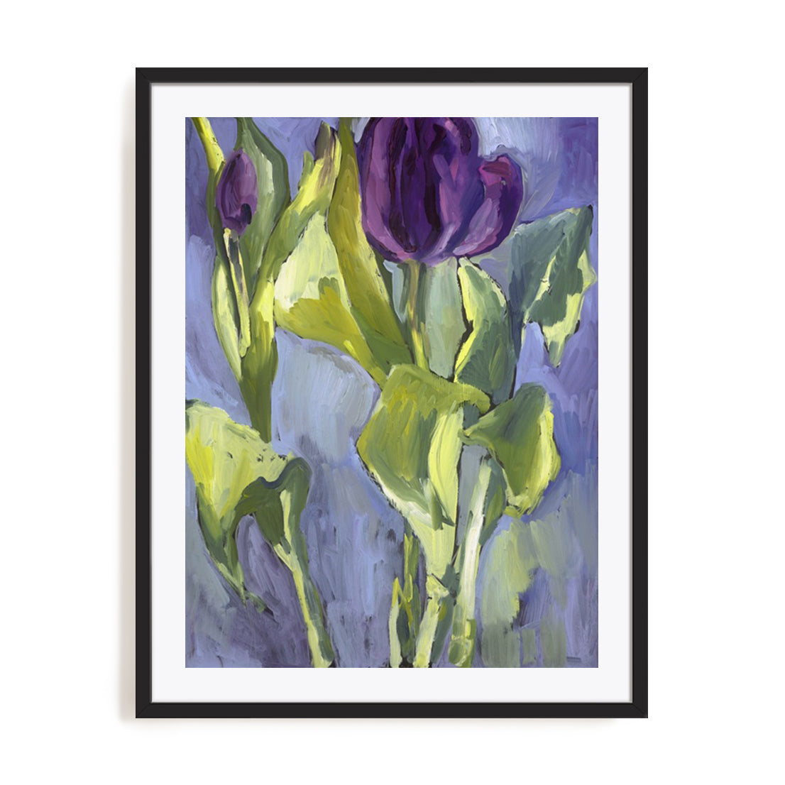 Violet Spring Flowers II Wall Art