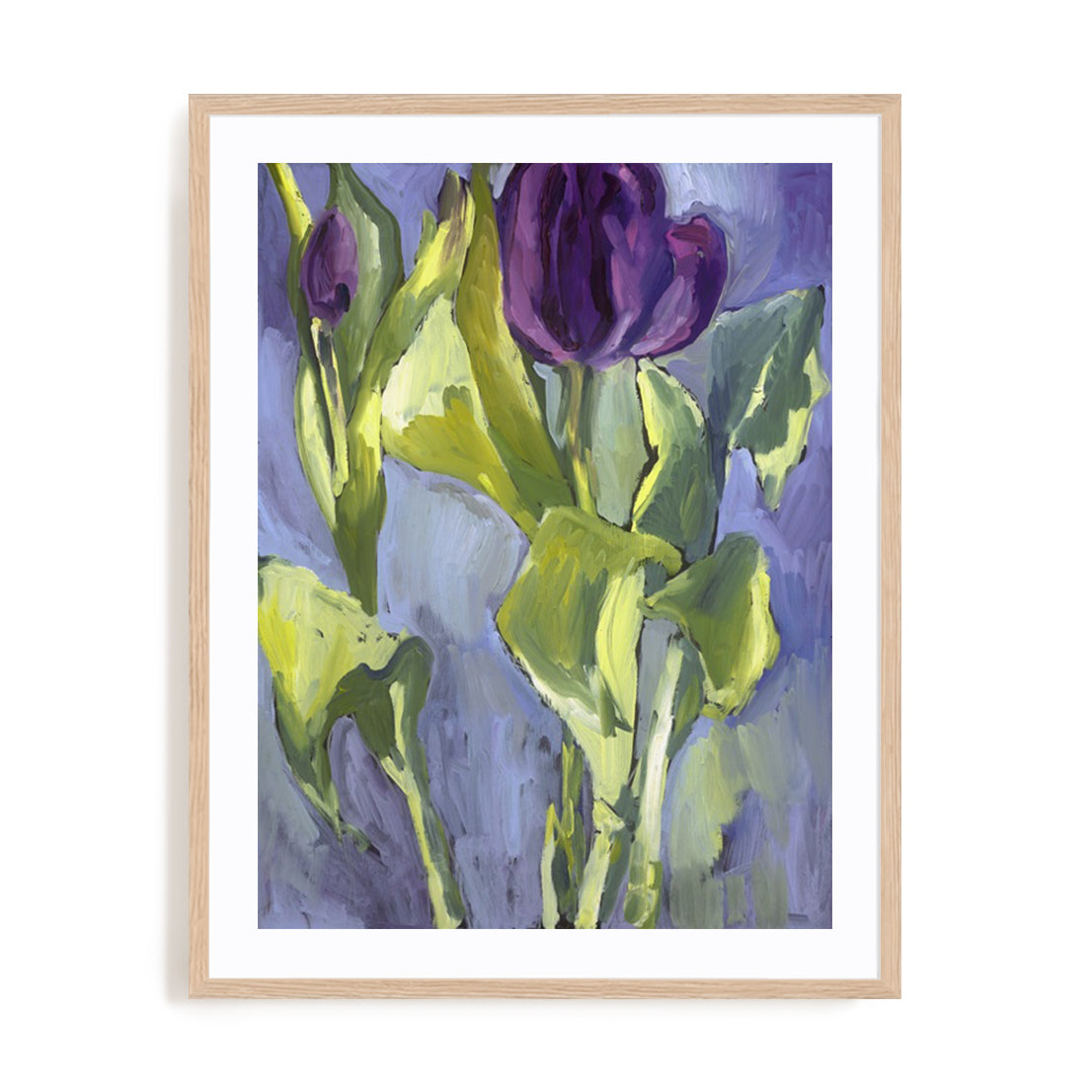 Violet Spring Flowers II Wall Art