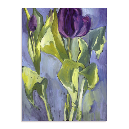 Violet Spring Flowers II Wall Art