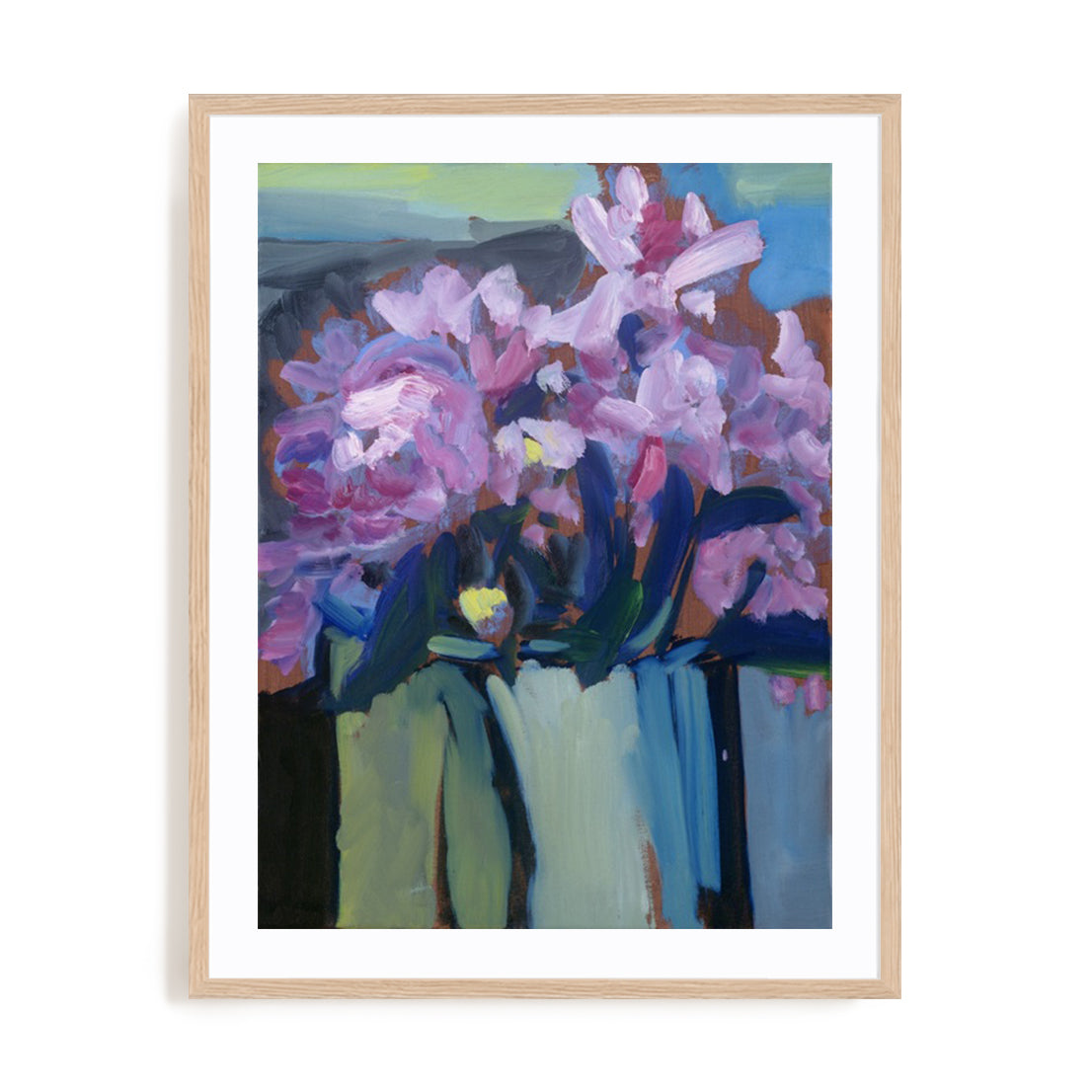 Violet Spring Flowers III Wall Art