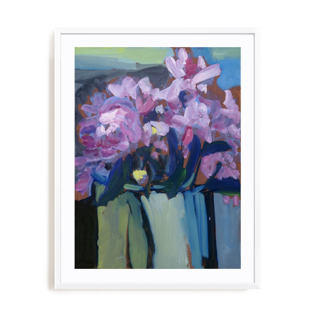 Violet Spring Flowers III Wall Art