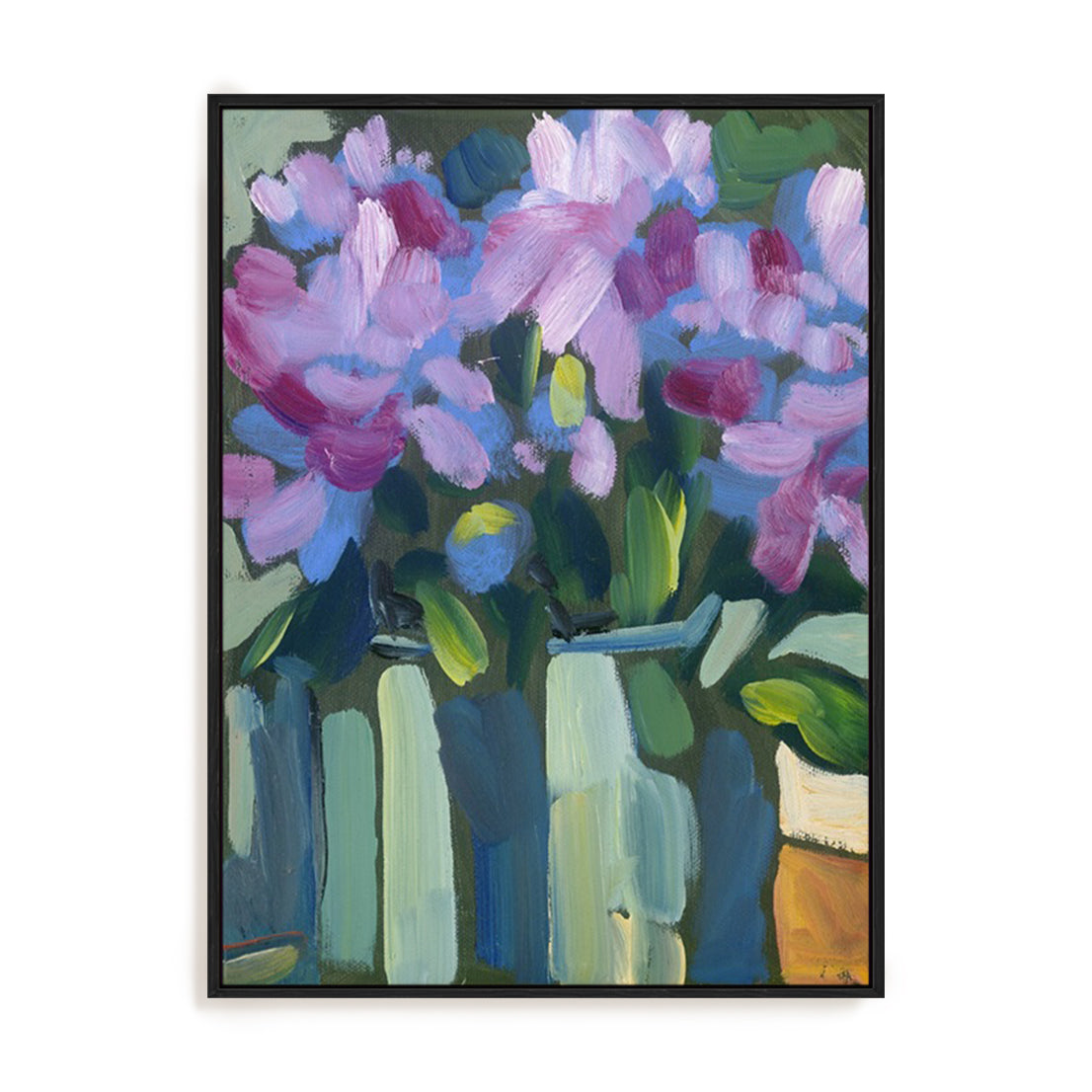 Violet Spring Flowers V Wall Art