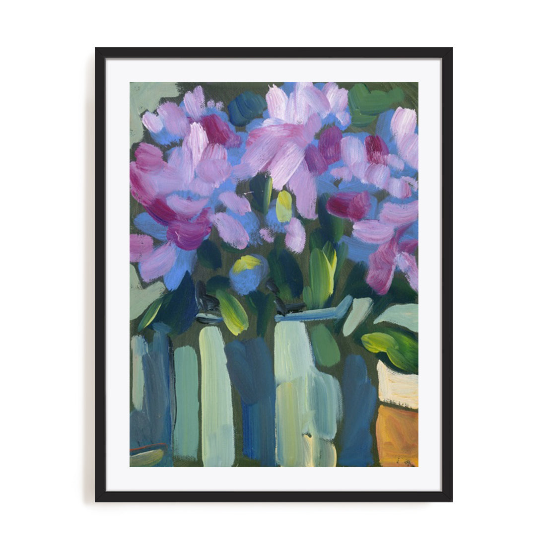 Violet Spring Flowers V Wall Art