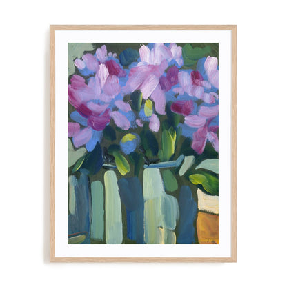 Violet Spring Flowers V Wall Art