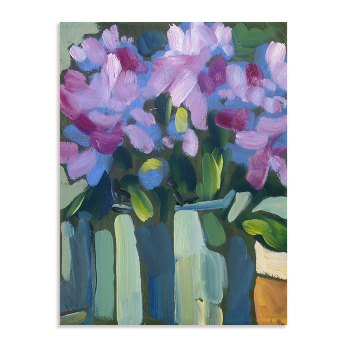 Violet Spring Flowers V Wall Art