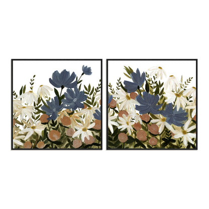 Wildflower Garden I & II Wall Art