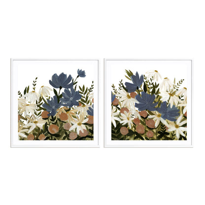 Wildflower Garden I & II Wall Art