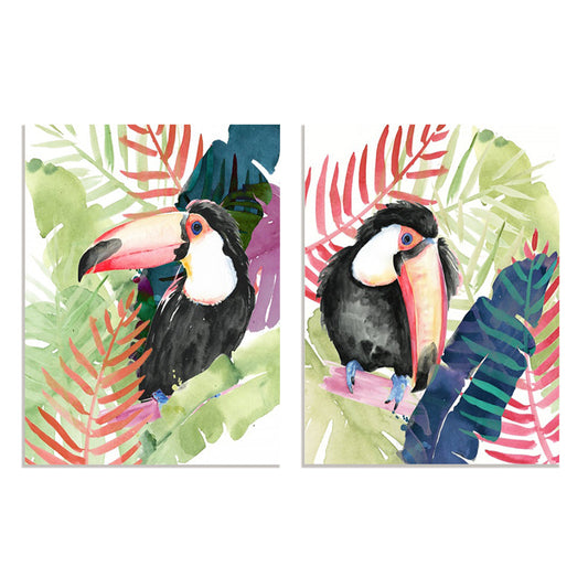 Toucan Palms II and I Wall Art