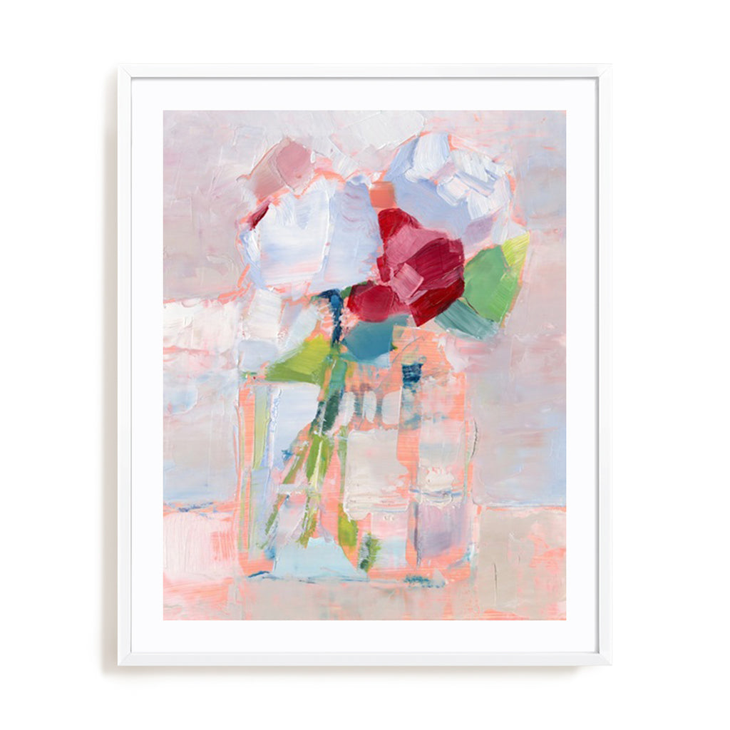 Abstract Flowers in Vase I