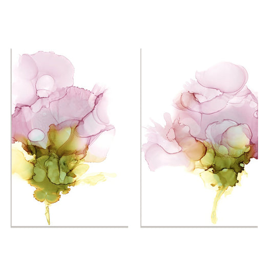 Blooming Pink I and II Wall Art