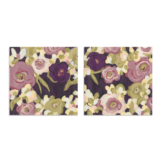 Heliotrope I and II Wall Art