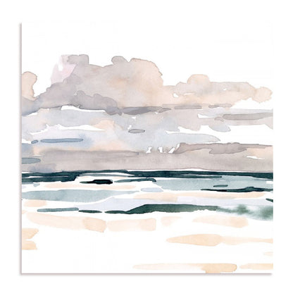 Soft Coastal Abstract I Wall Art