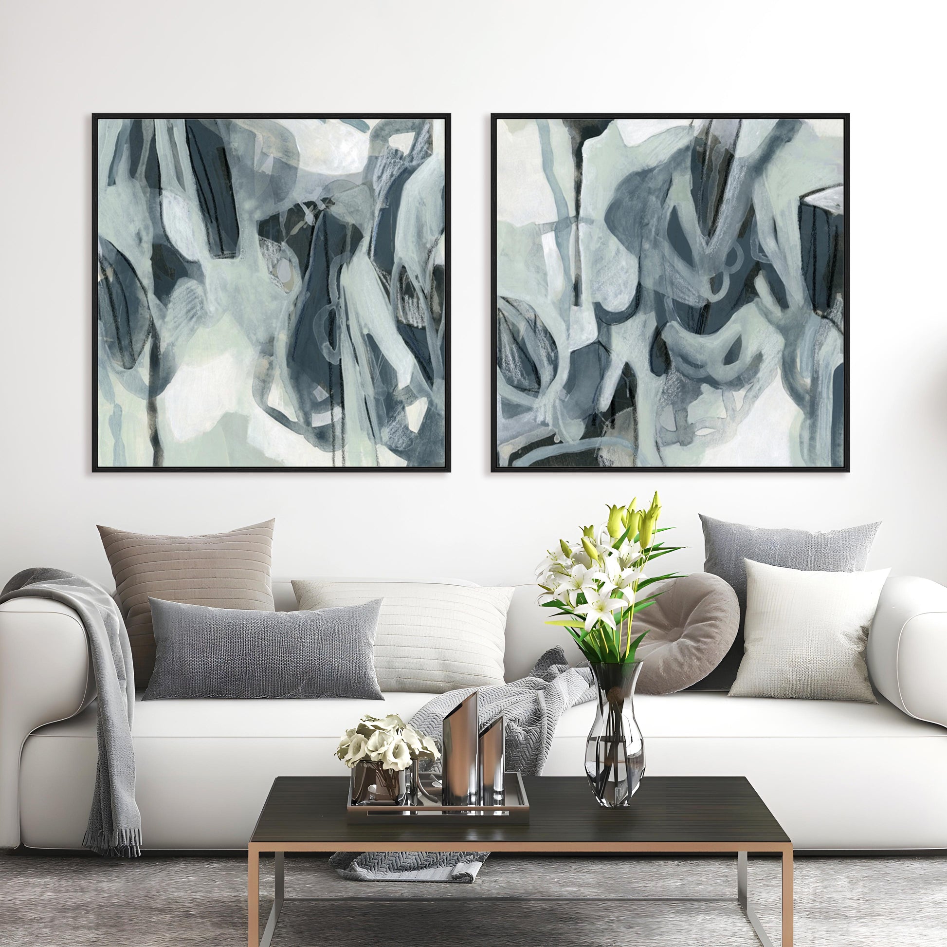 Neural Network I and II Wall Art