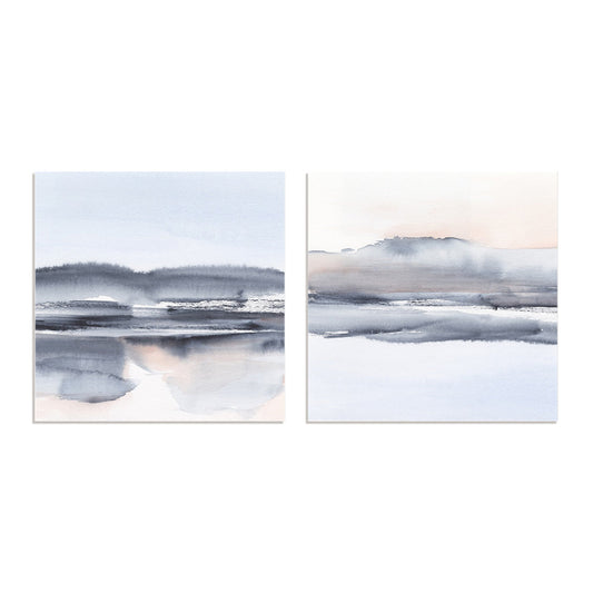 Blush Reflections I and II Wall Art