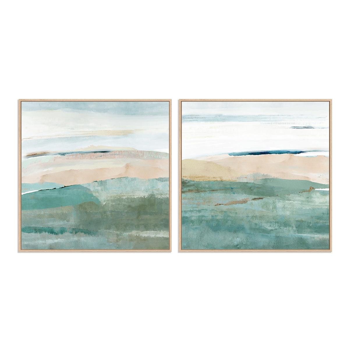 Allonby Squares I and II Wall Art