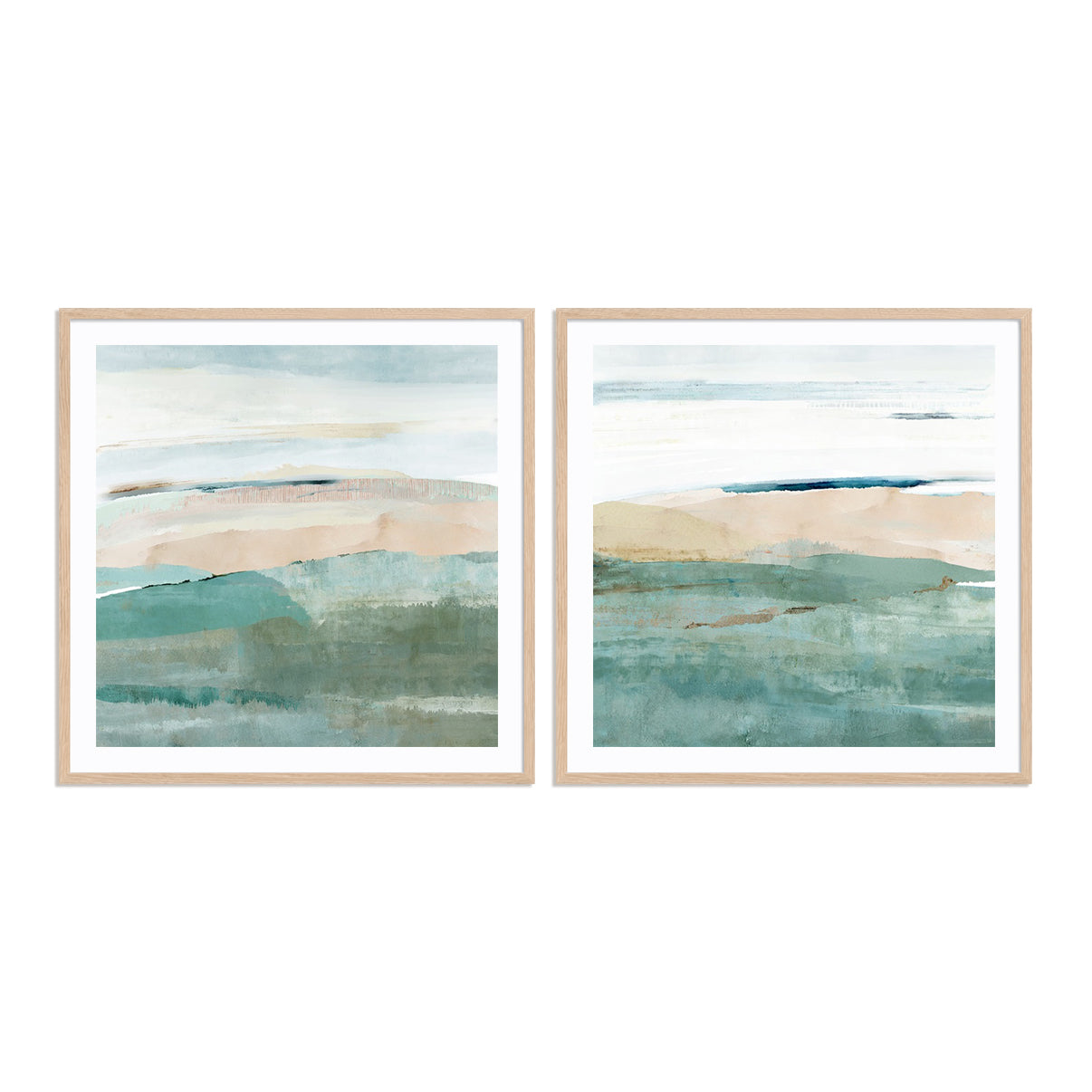 Allonby Squares I and II Wall Art