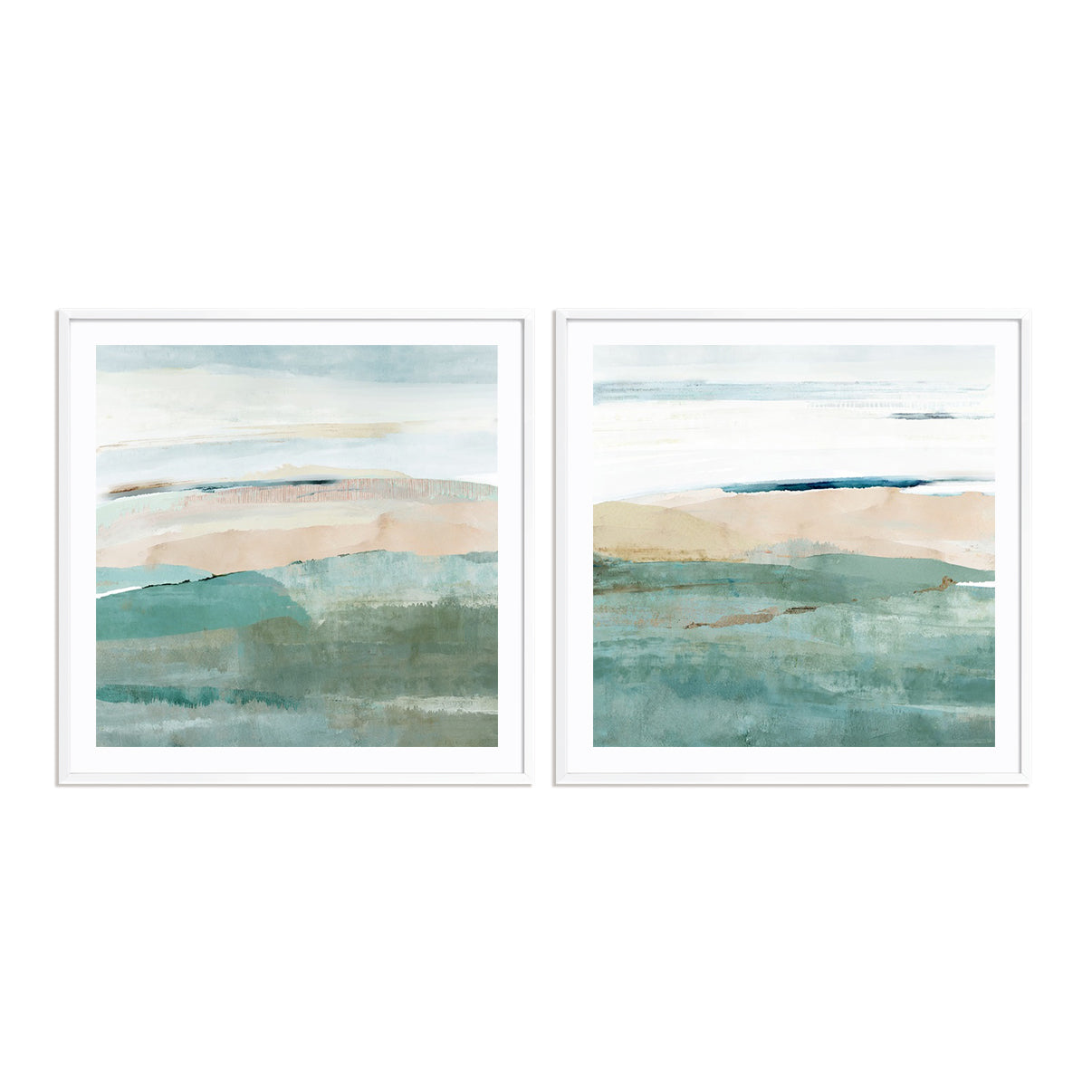 Allonby Squares I and II Wall Art