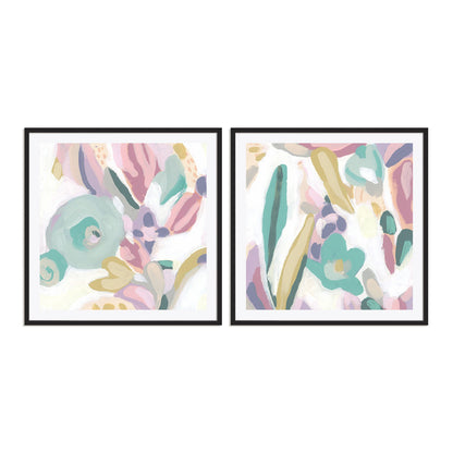 Floral Rapport I and II Wall Art