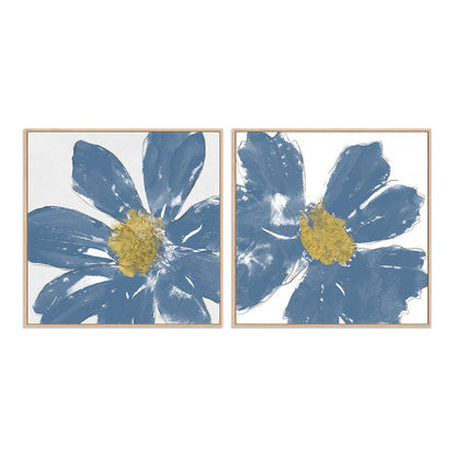 A Blue Greeting I and II Wall Art