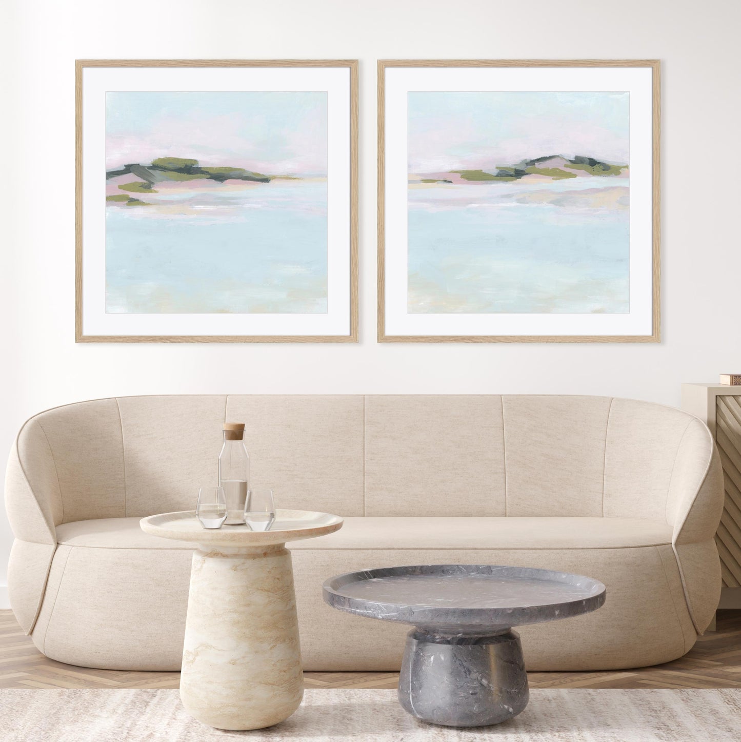 Calypso Sunrise I and II Wall Art