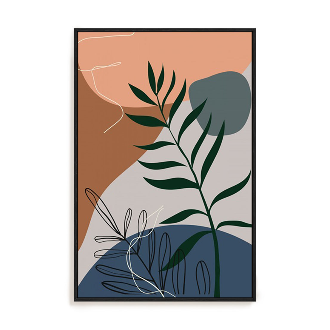 Boho Leaves I Wall Art