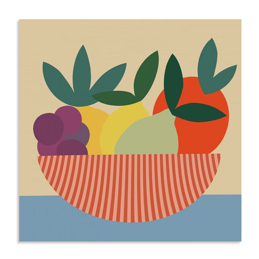 Graphic Fruit Bowl II