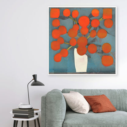 Abstract Orange Flowers