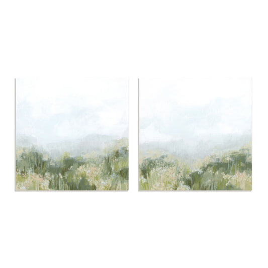 Mountain Meadow View I and II Wall Art