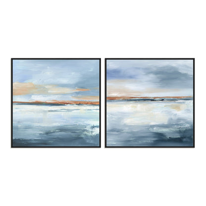 Sundown Horizon I and II Wall Art