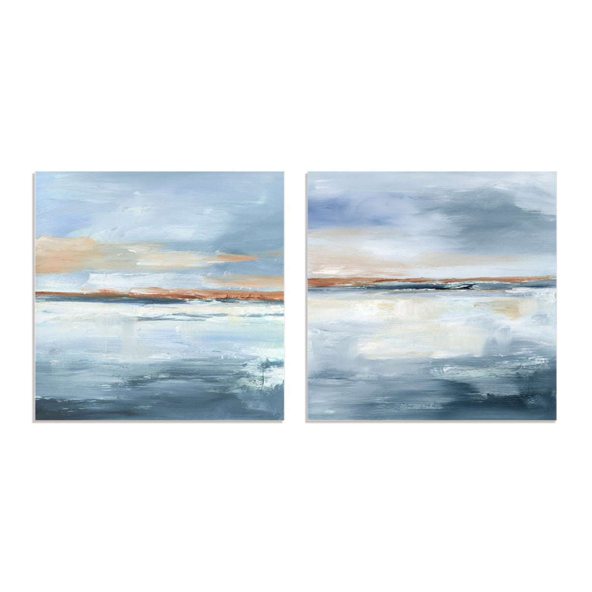 Sundown Horizon I and II Wall Art