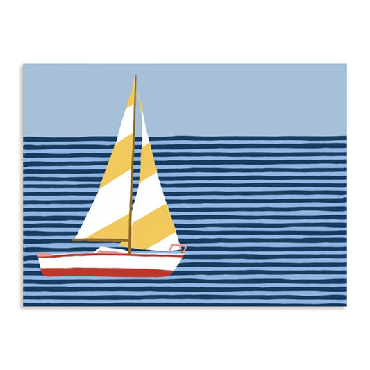 Sailboat Stripes I Wall Art