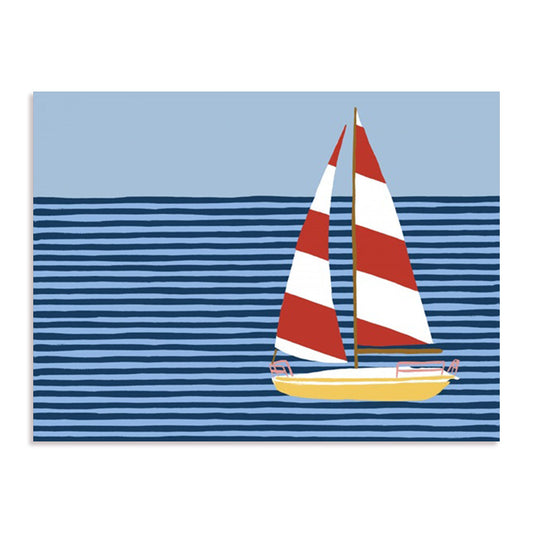 Sailboat Stripes II Wall Art