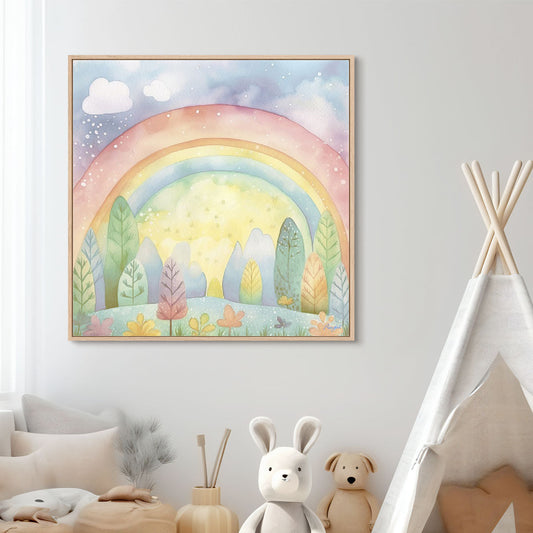 Happy Rainbow Wall Art