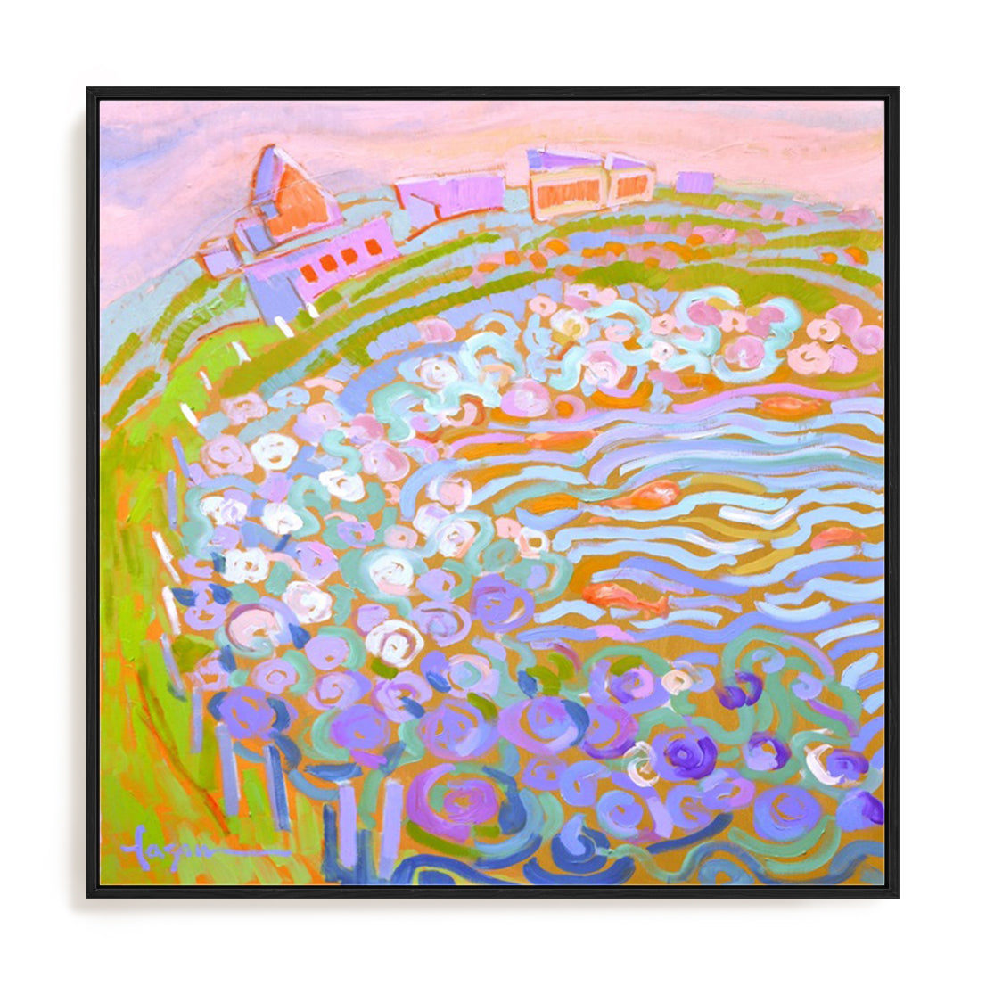 Garden by the River I Wall Art