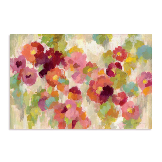 Coral and Emerald Garden I Wall Art