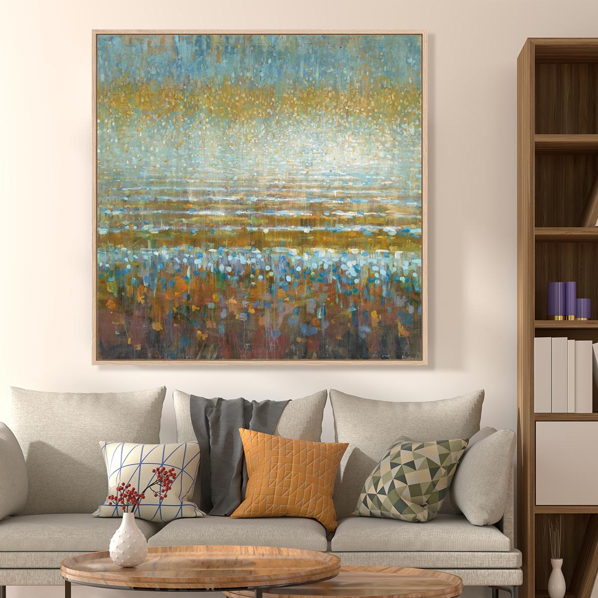 Rains over the Lake Wall Art