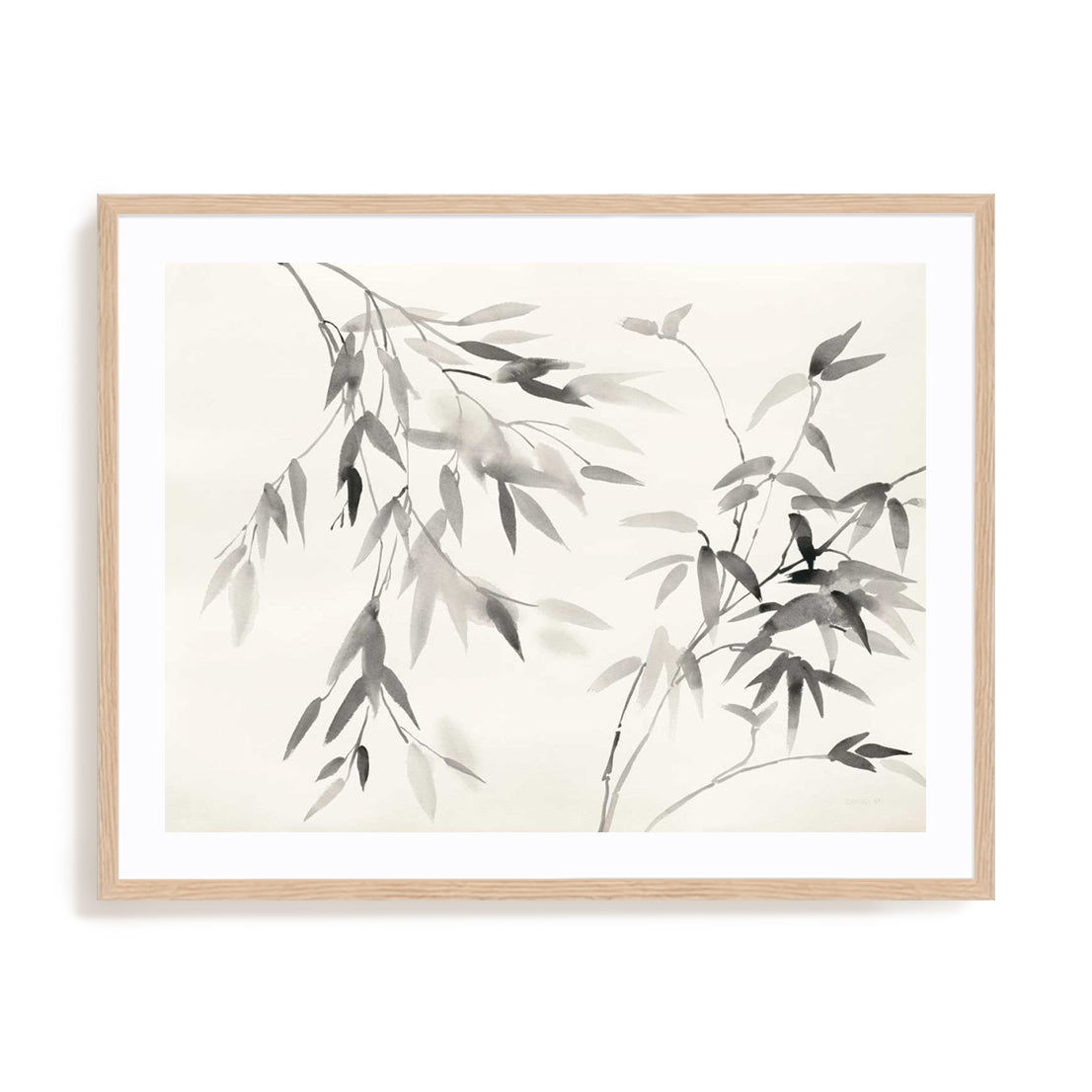 Bamboo Leaves II Wall Art